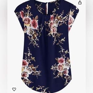 Womens floral blouse